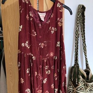 april cornell pinafore wrap dress